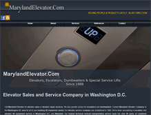 Tablet Screenshot of marylandelevator.com